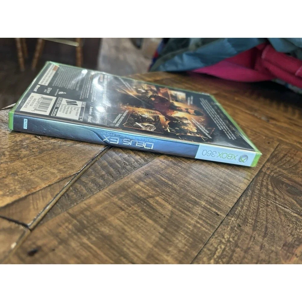 Deus Ex Human Revolution (Microsoft Xbox 360, 2011) Game New & Factory Sealed
